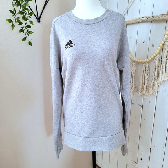 ADIDAS | COZY SPORT GREY CREWNECK - Picture 1 of 6